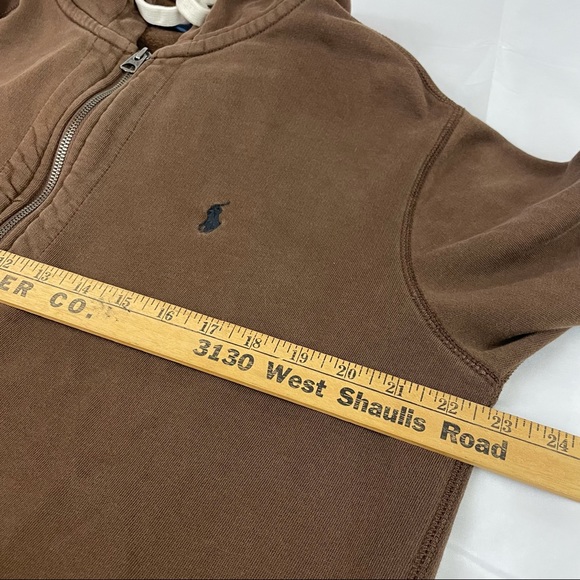 Polo Ralph Lauren Full Zip Hoodie Thermal Hood L - Picture 8 of 10